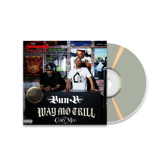 Bun B & Cory Mo - WAY MO TRILL (Deluxe) Autographed CD