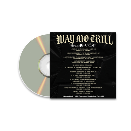 Bun B & Cory Mo - WAY MO TRILL (Deluxe) Autographed CD